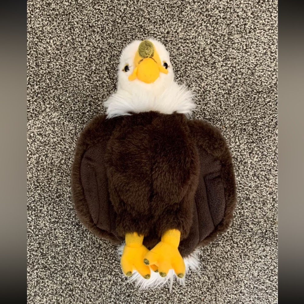1986 WWF Panda Bald Eagle Plush Bon Ton Tovs International